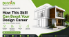 SketchUp Course Benefits banner by Dhyan Academy featuring a modern 3D house design, architectural wireframe model, and information about SketchUp training for architecture and interior design careers.